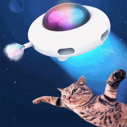 KrazyDisk - UFO Interactive Cat Toy - Pooki Pets Shop